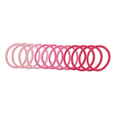 Card of 12 Metal Free Hair Elastics