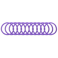 Card of 12 Metal Free Hair Elastics