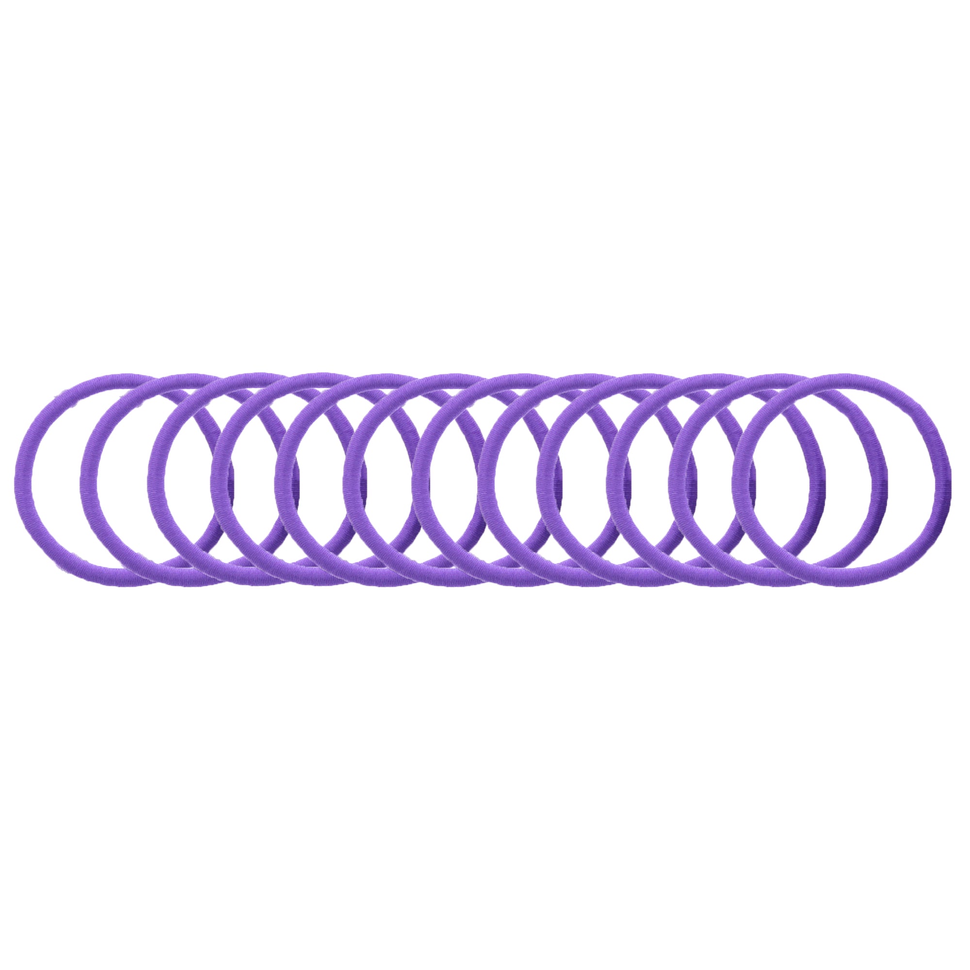 Card of 12 Metal Free Hair Elastics