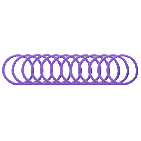 12 on a Card Metal Free Elastics