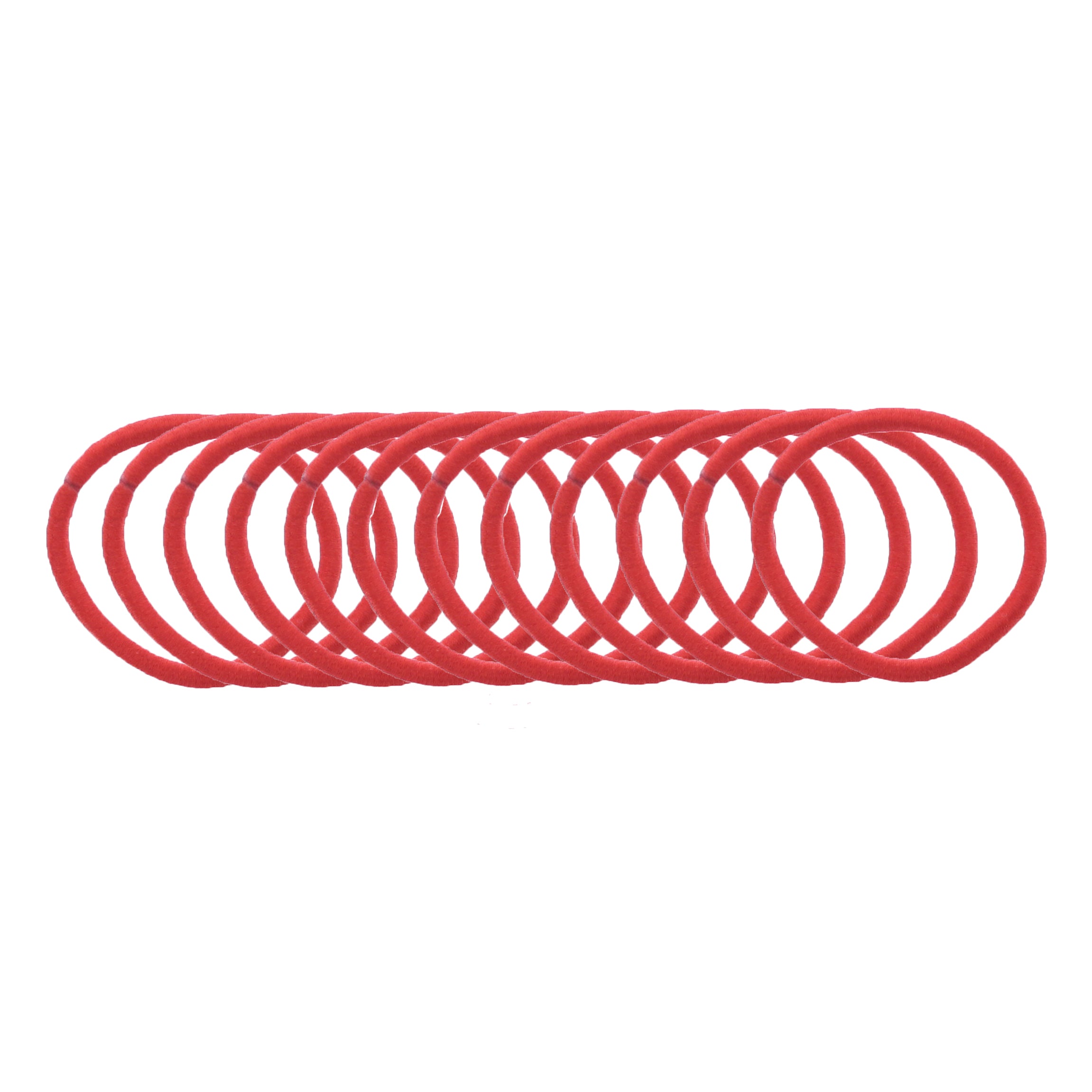 Card of 12 Metal Free Hair Elastics