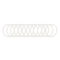 Card of 12 Metal Free Hair Elastics
