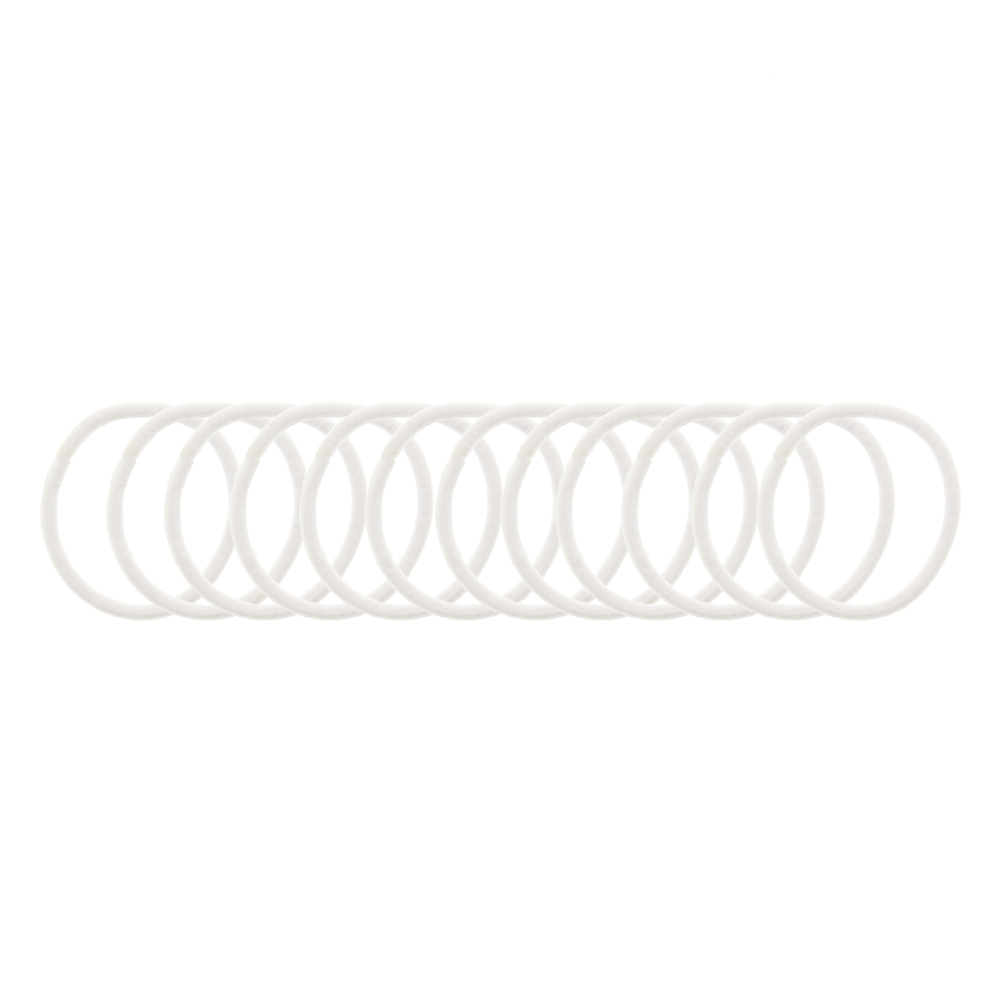 Card of 12 Metal Free Hair Elastics