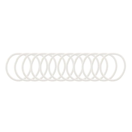 Card of 12 Metal Free Hair Elastics