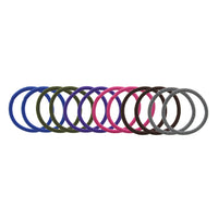 Card of 12 Metal Free Hair Elastics