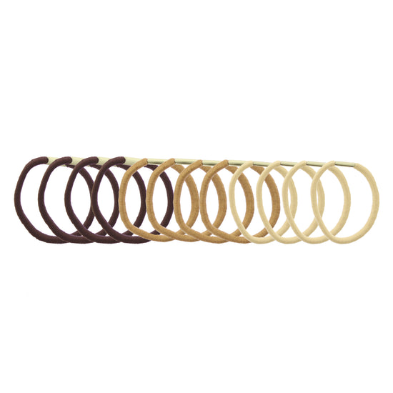 Card of 12 Assorted Elastics