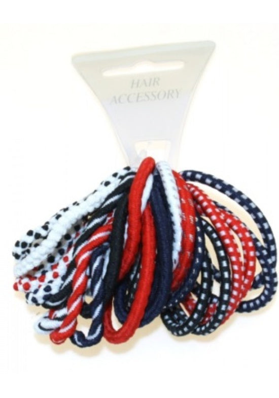Hair Elastics Spec Mix 18pcs/card