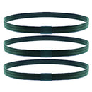 3 on a Card Metal Free Head Elastics