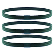3 on a Card Metal Free Head Elastics
