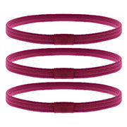 3 on a Card Metal Free Head Elastics