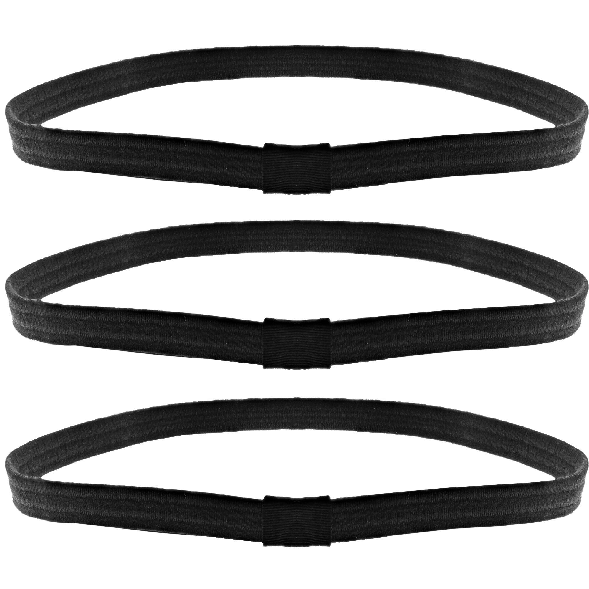 3 on a Card Metal Free Head Elastics