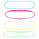 4 on a Card Metal Free Head Elastics