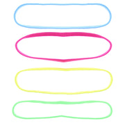4 on a Card Metal Free Head Elastics