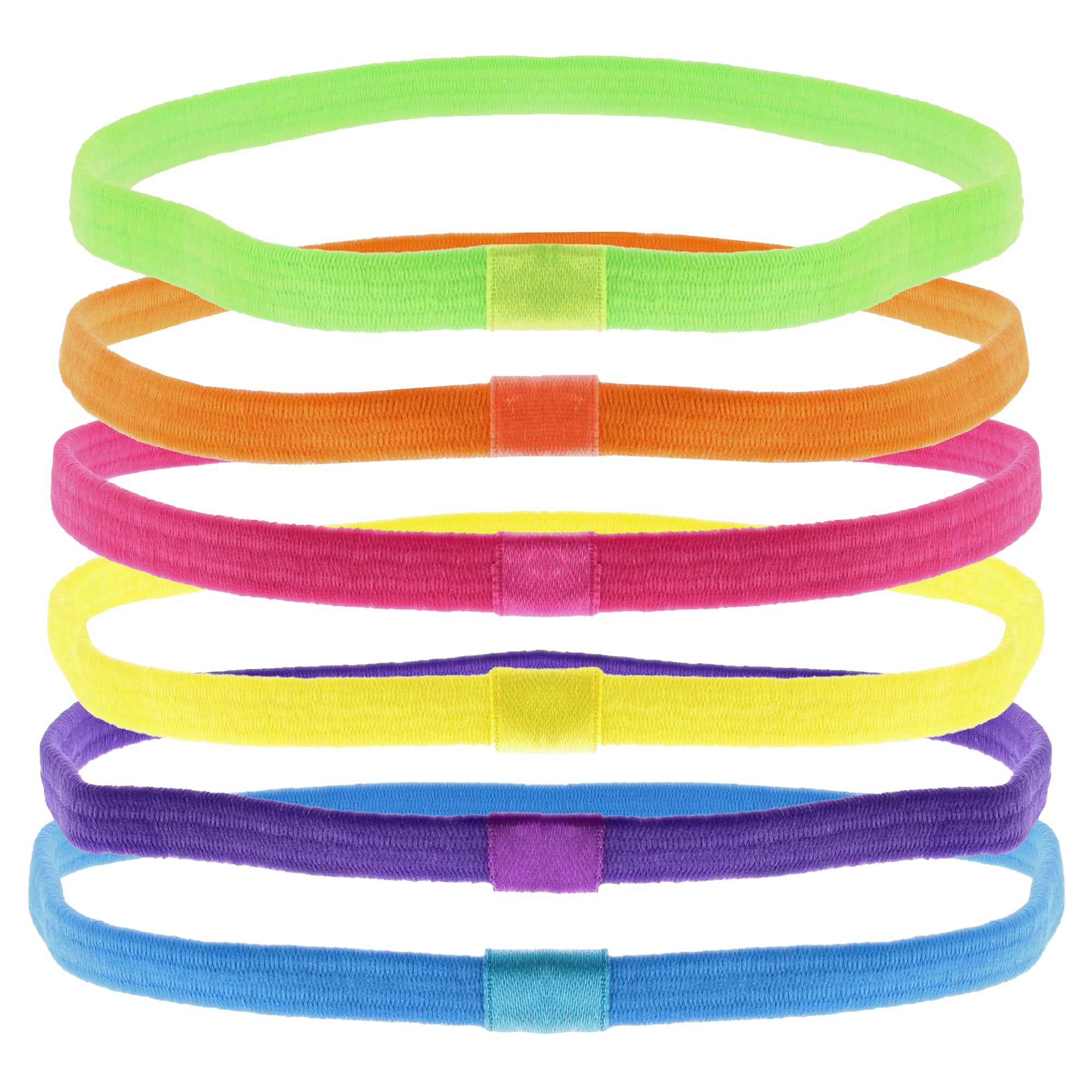 Cardof 6  Metal Free Head Elastics