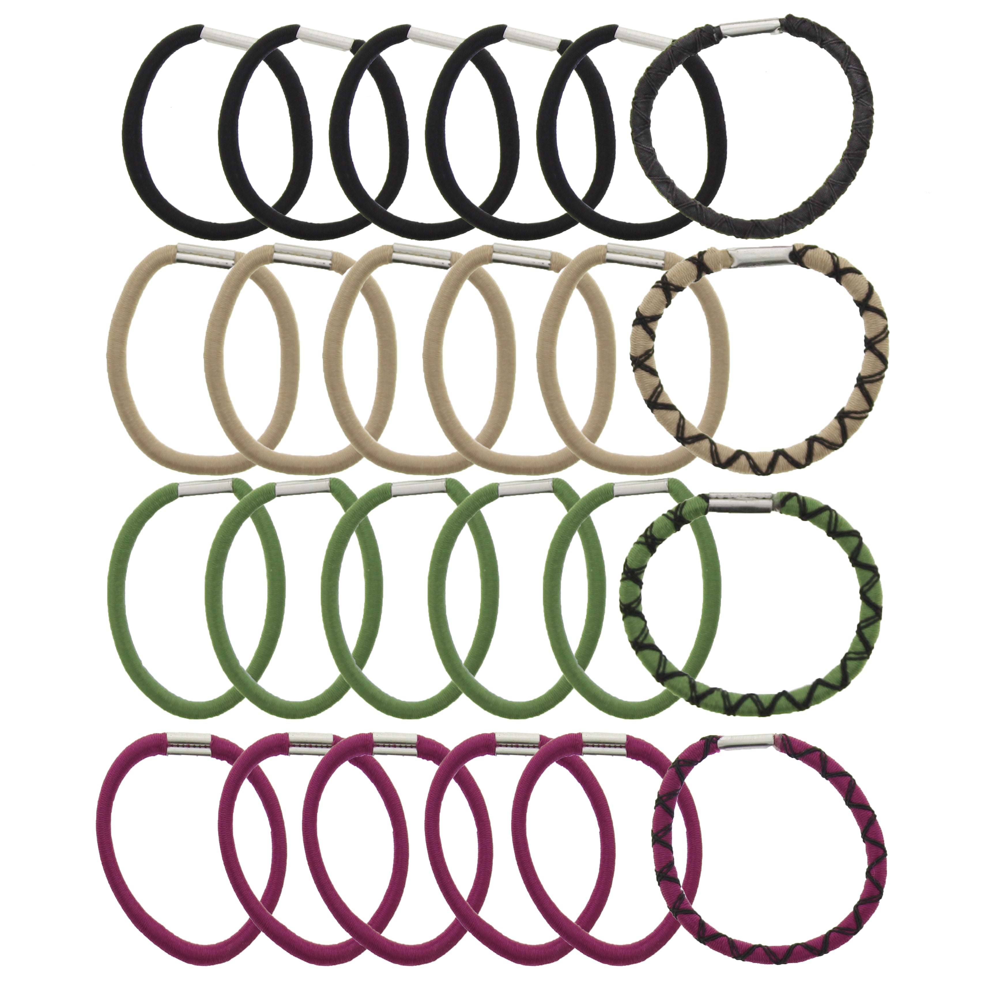 Hair Elastics 24pcs / Card