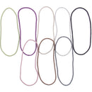 8 on a Card Thin Assorted Metal Free Head Elastics