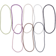 8 on a Card Thin Assorted Metal Free Head Elastics