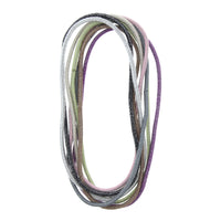 8 on a Card Thin Assorted Metal Free Head Elastics