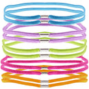 Card of 10 Assorted Brights Head Elastics