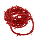 Set of 12 Rubber Barbwire Gummy Bracelets