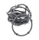 Set of 12 Rubber Barbwire Gummy Bracelets
