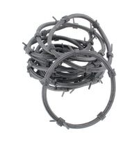 Set of 12 Rubber Barbwire Gummy Bracelets