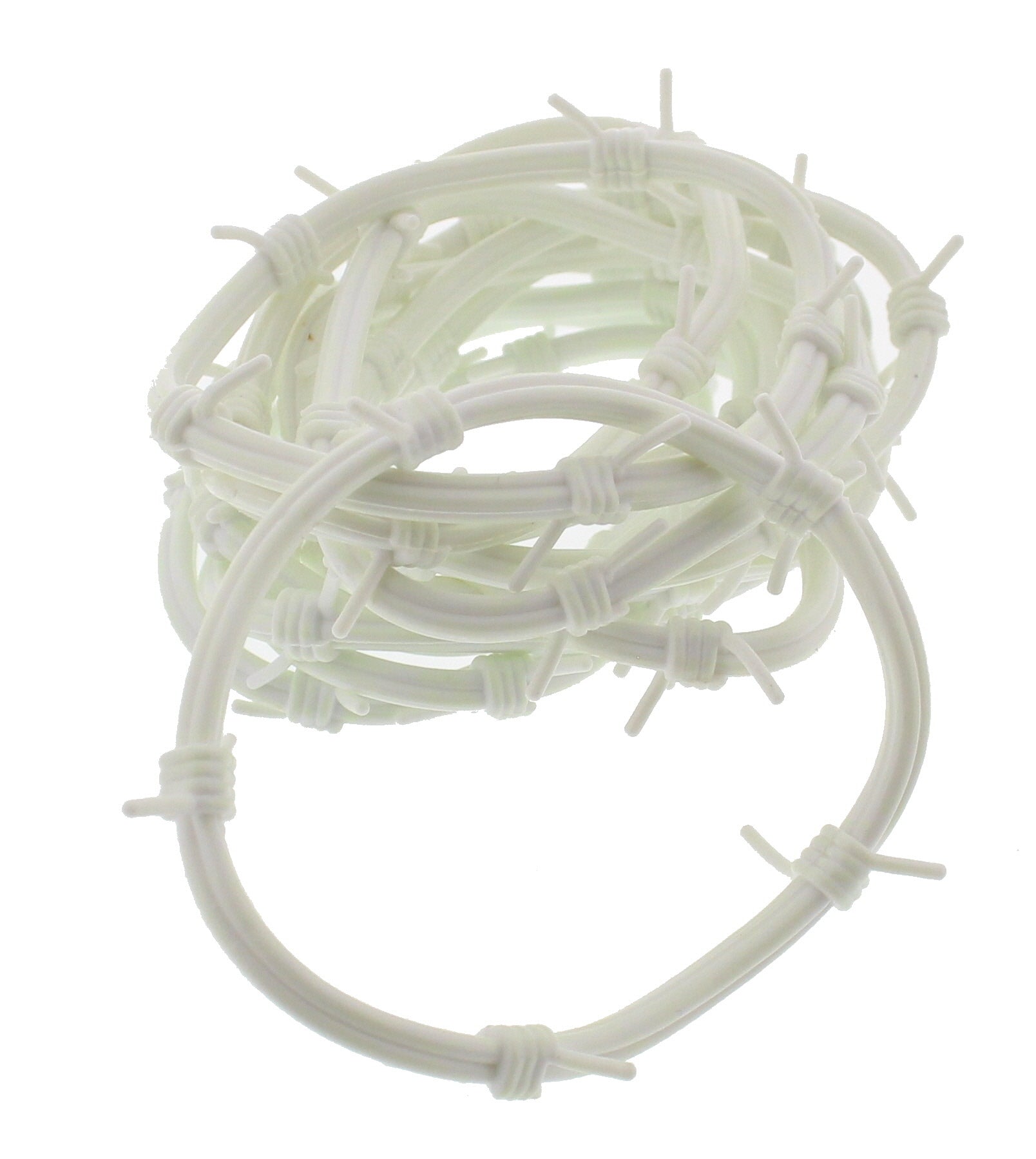 Set of 12 Rubber Barbwire Gummy Bracelets