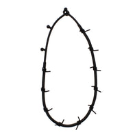 Rubber Barbwire Necklace