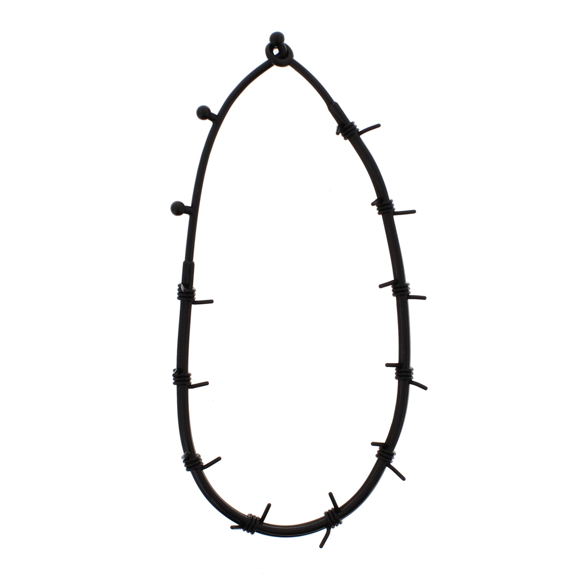 Rubber Barbwire Necklace