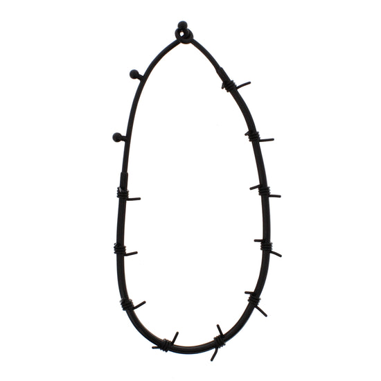 Rubber Barbwire Necklace