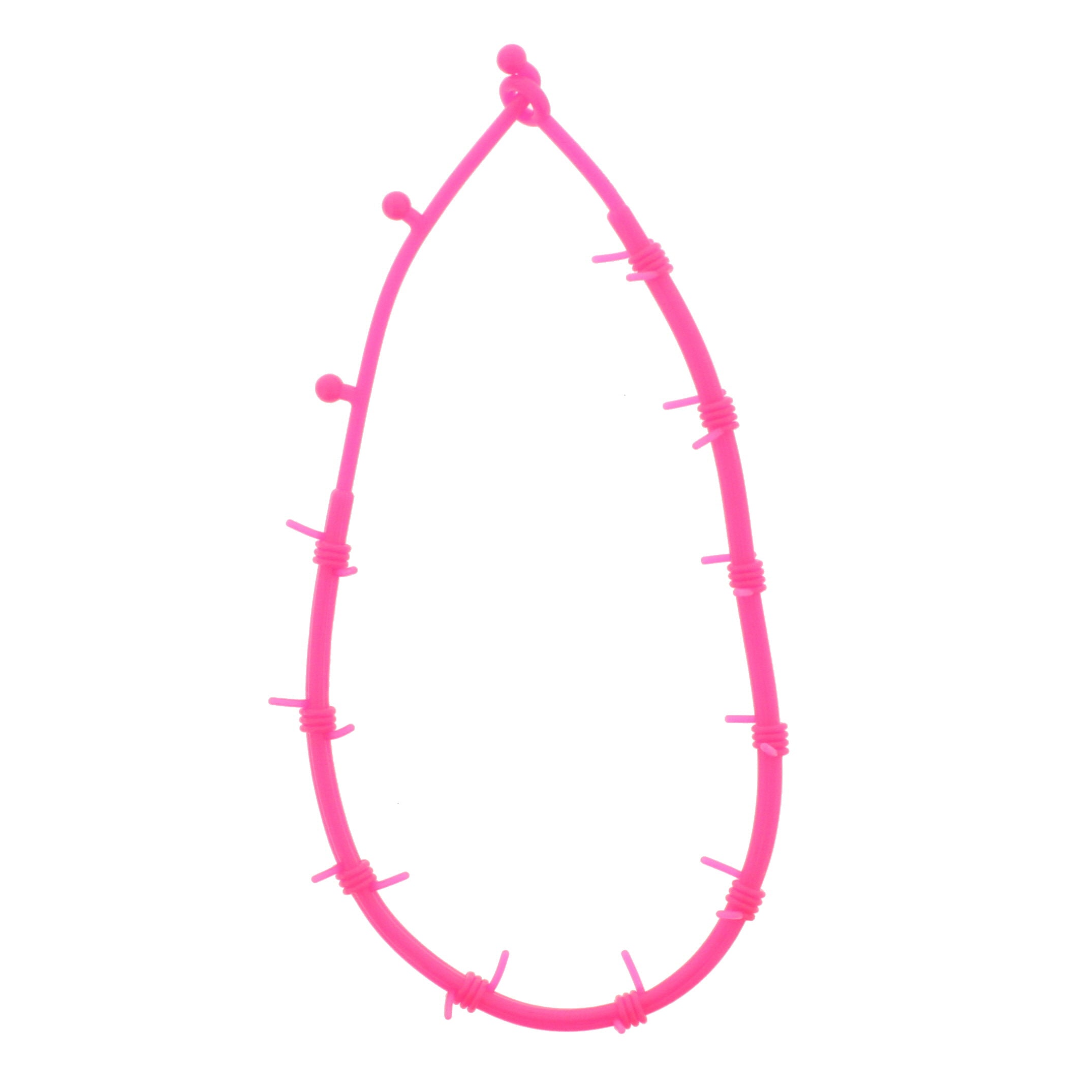 Rubber Barbwire Necklace