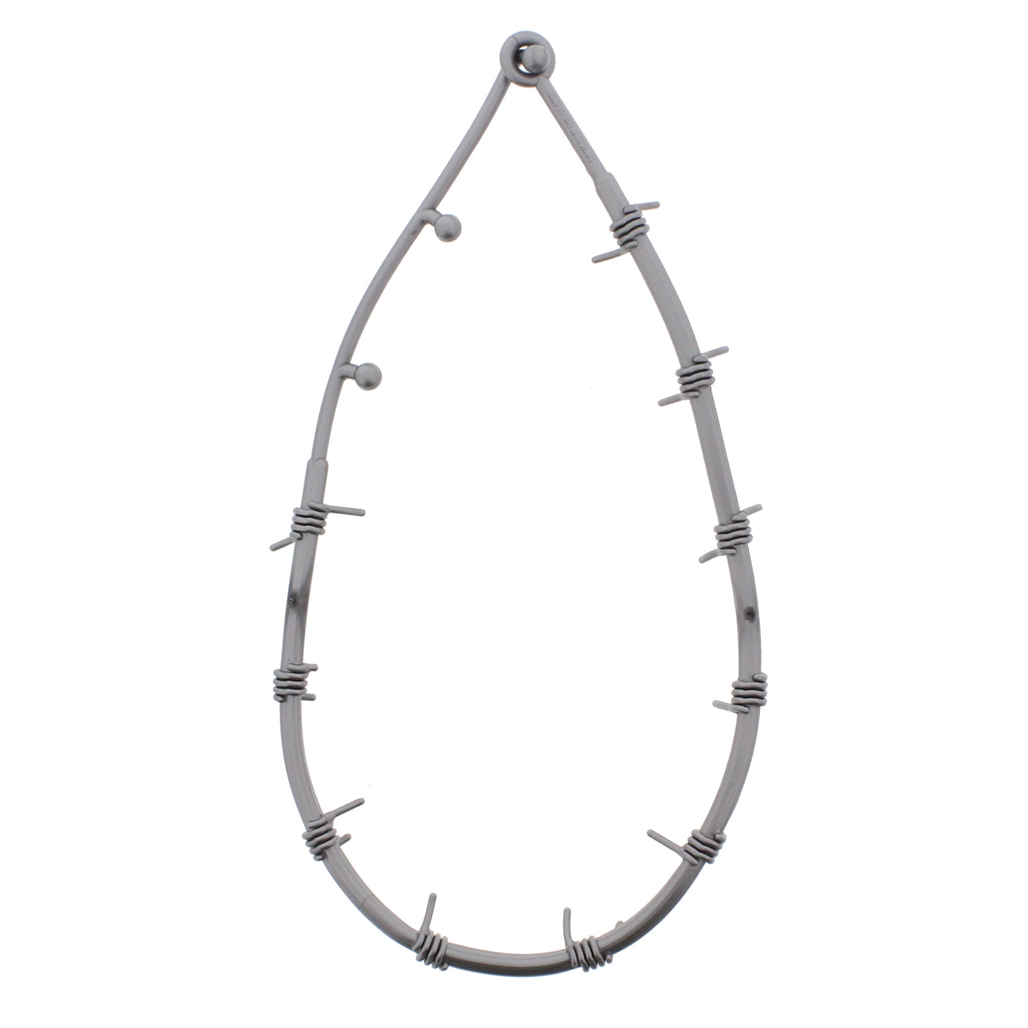 Rubber Barbwire Necklace