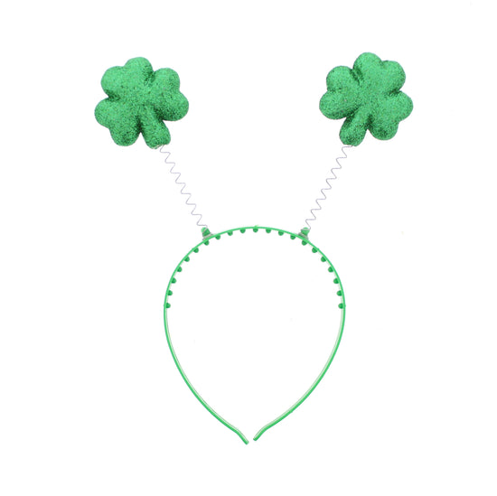 Glitter Clover Leaf Head Bopper