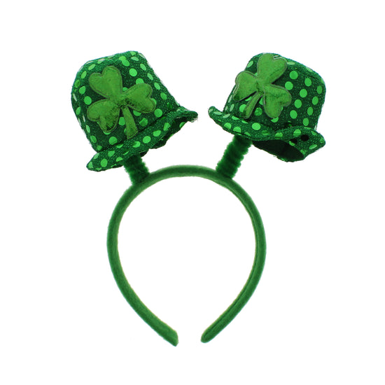 Sequin Irish Leprechaun Hat Head Bopper