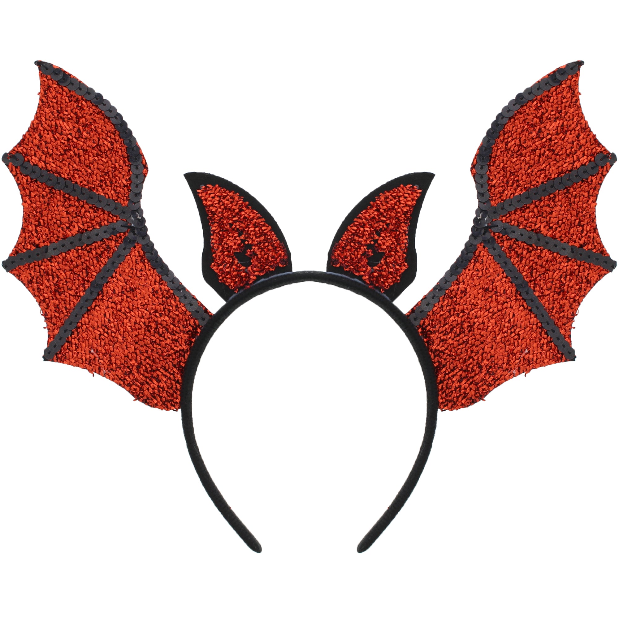 Red Glitter Bat Head Bopper