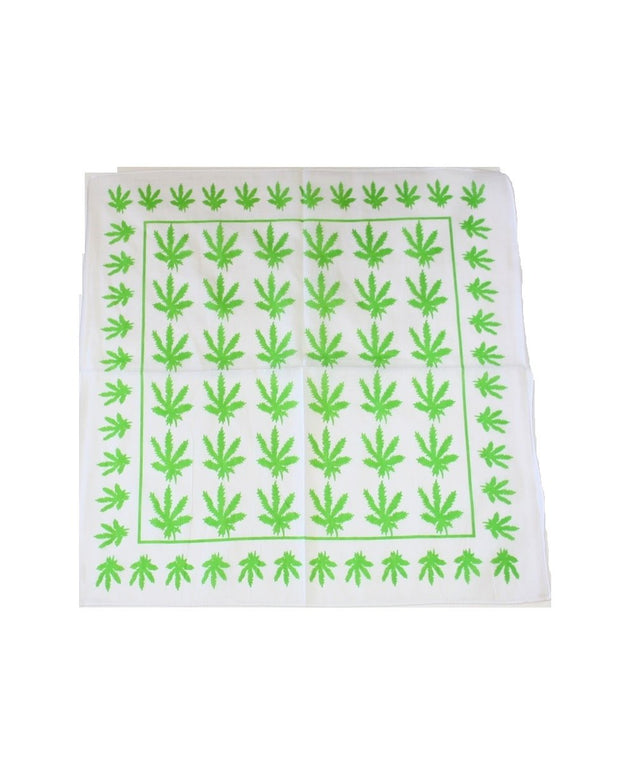 Small Leaf Print Bandana