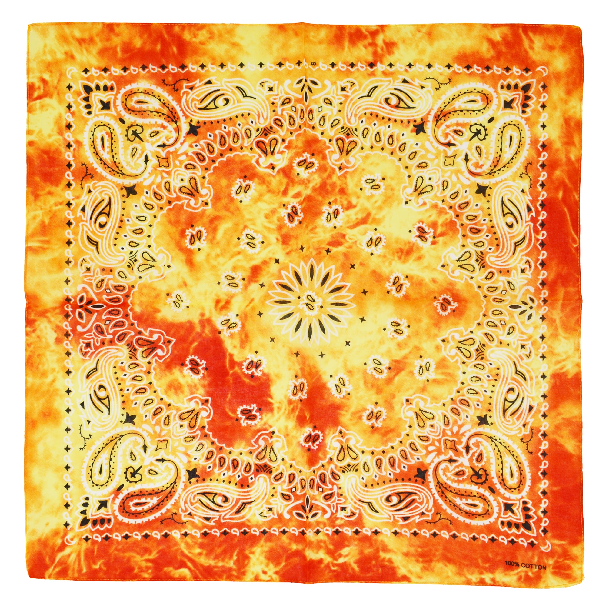 Acidwash Retro Vintage Paisley Bandana