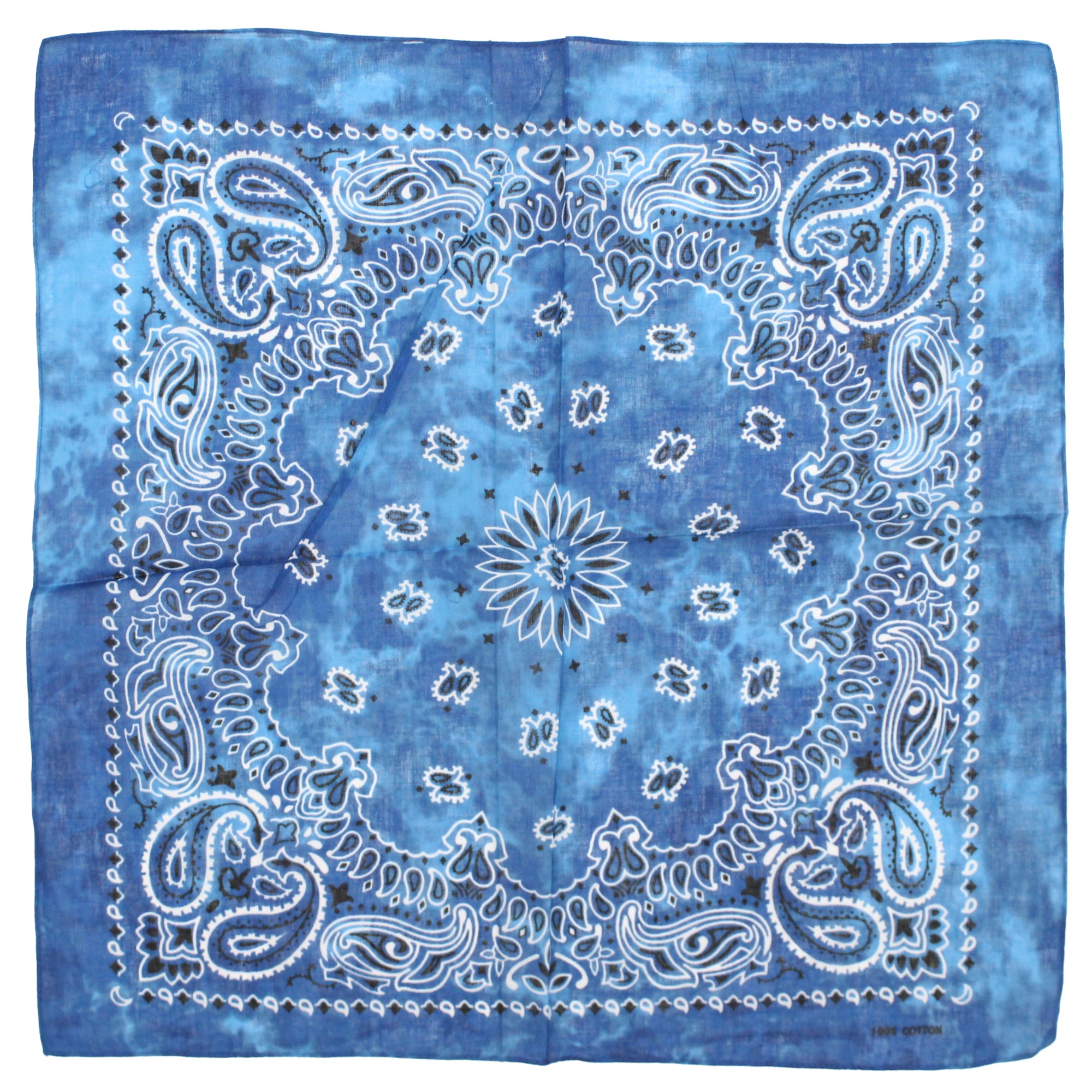 Acidwash Retro Vintage Paisley Bandana