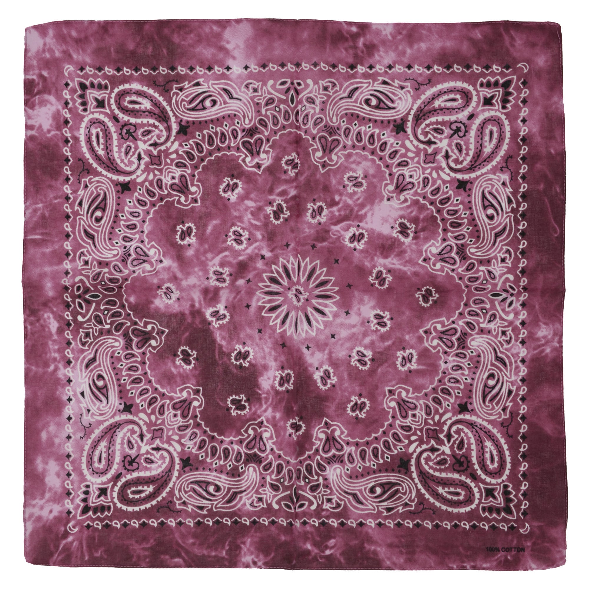 Acidwash Retro Vintage Paisley Bandana