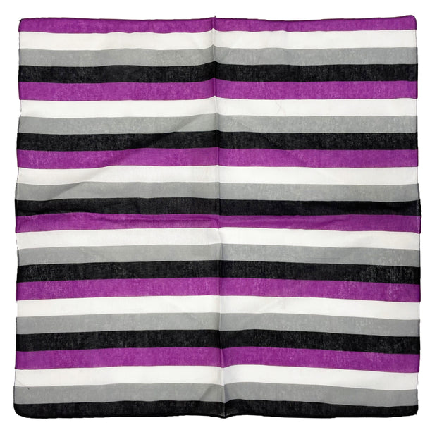 Asexual Flag Cotton Bandana
