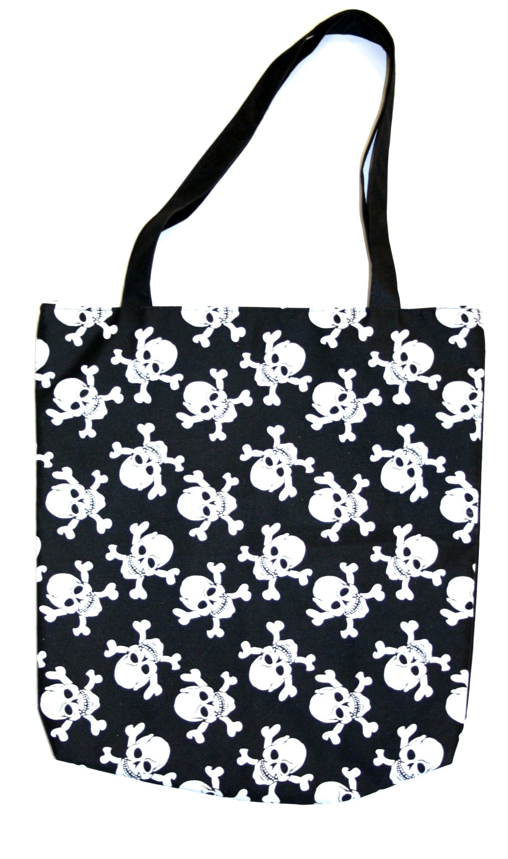 Skull & Crossbones on Black Bag