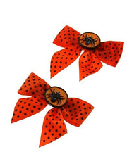 Pair of Polkadot Bows with Spider