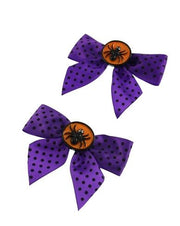 Pair of Polkadot Bows with Spider