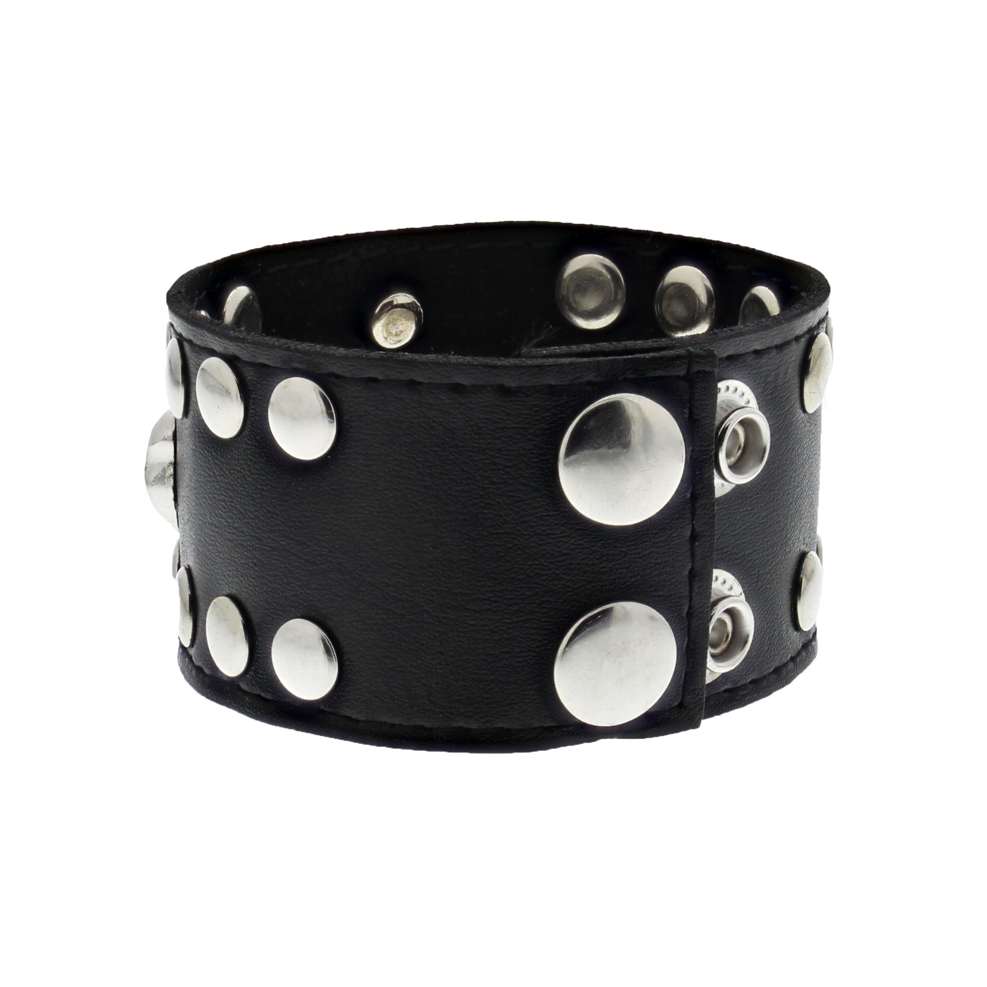 PU Bracelet with Skull & Crossbones and Studs