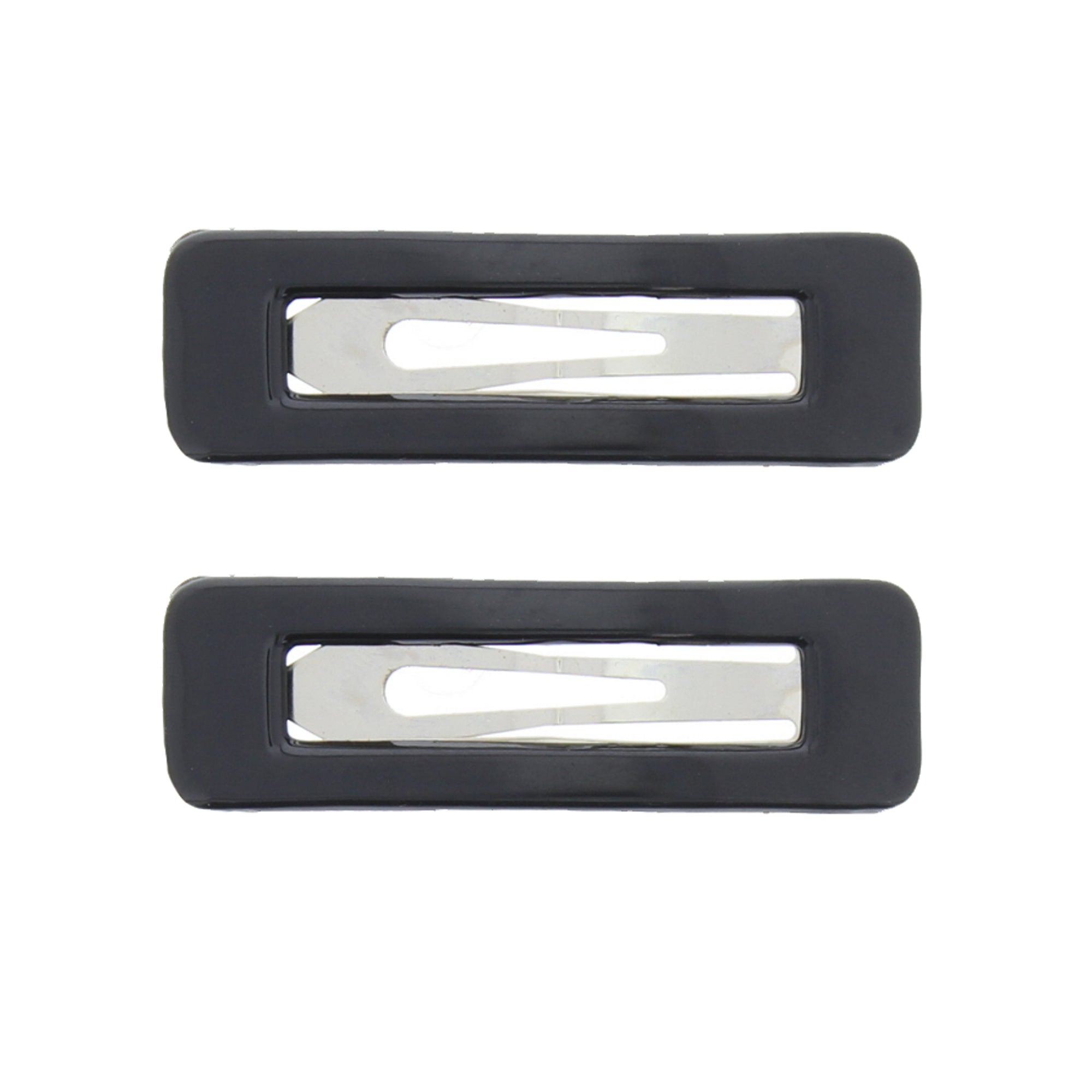 2 on a Card 5.5cm Rectangular Epoxy Hair Snapclips