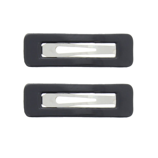 2 on a Card 5.5cm Rectangular Epoxy Hair Snapclips
