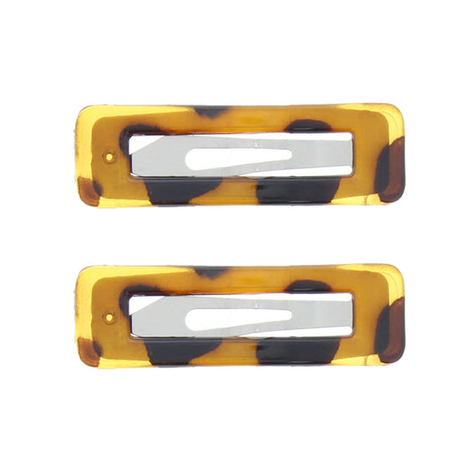 2 on a Card 5.5cm Rectangular Epoxy Snapclips