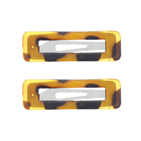 2 on a Card 5.5cm Rectangular Epoxy Snapclips