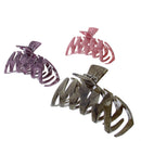 9.5cm Winter Marble Effect Hair Claw Clips
