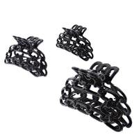 8.3cm Black Chain Design Hair Claw Clips